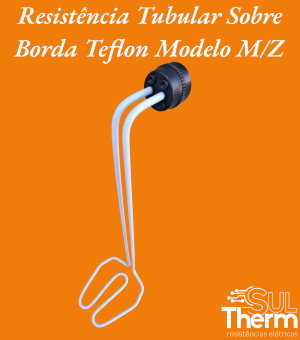 tubular sobre borda teflon